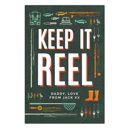 Personalised Keep It Reel Metal Sign - image 2
