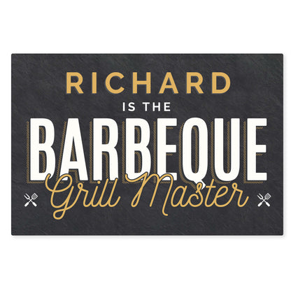 Personalised BBQ Grill Master Metal Sign - image 2