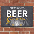Personalised Beer Garden Metal Sign from Heartfelt Gifts