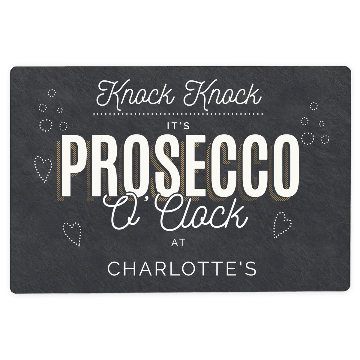 Personalised Prosecco Metal Sign - image 2