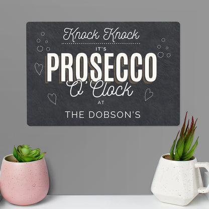 Personalised Prosecco Metal Sign - image 3