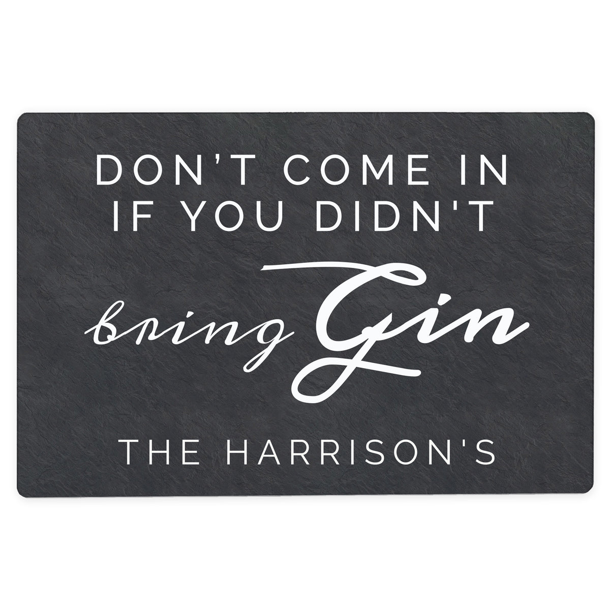 Personalised Gin Metal Sign - image 2