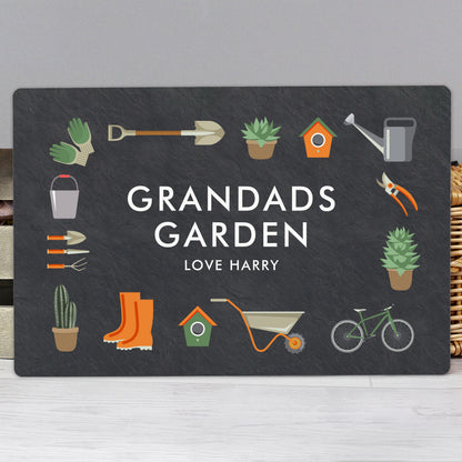 Personalised Gardening Metal Sign - image 4