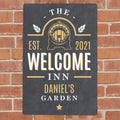 Personalised The Welcome Inn Metal Sign from Heartfelt Gifts