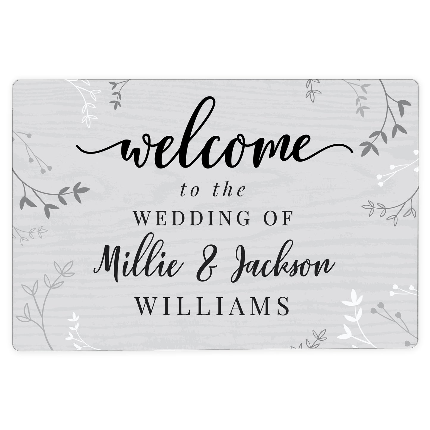 Personalised Welcome Metal Sign - image 2