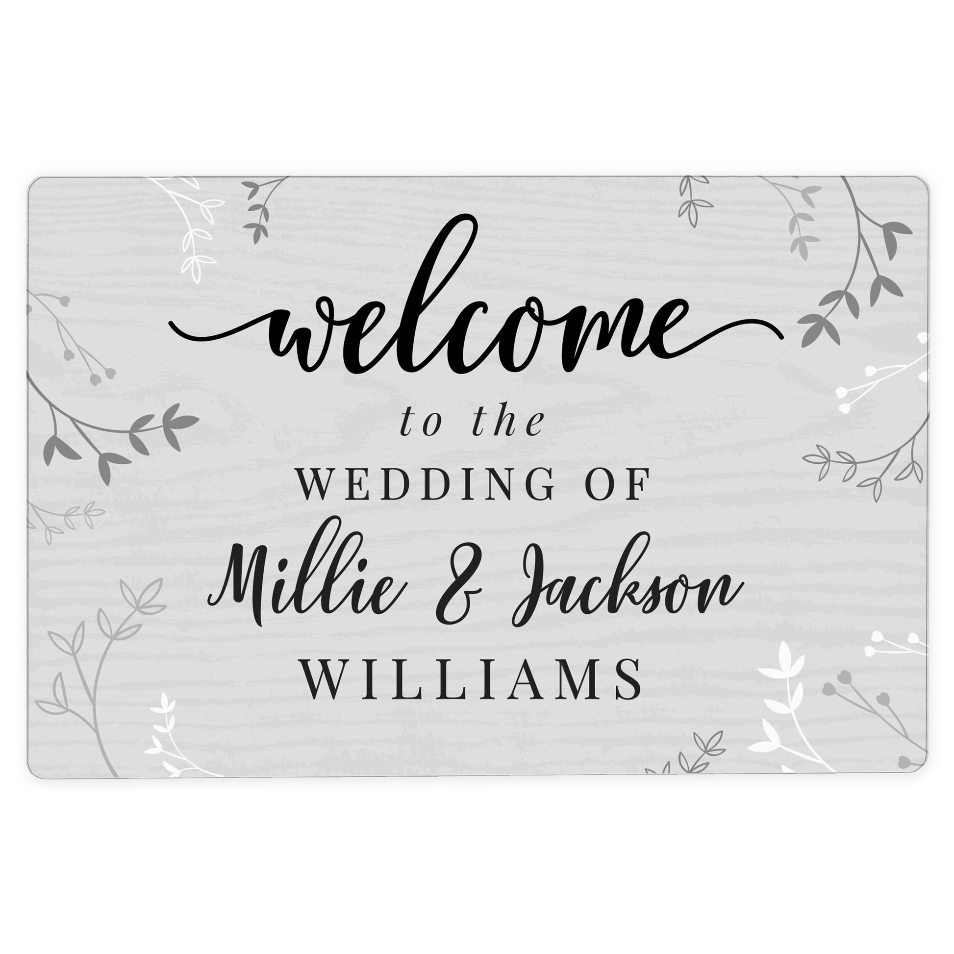 Personalised Welcome Metal Sign - image 2