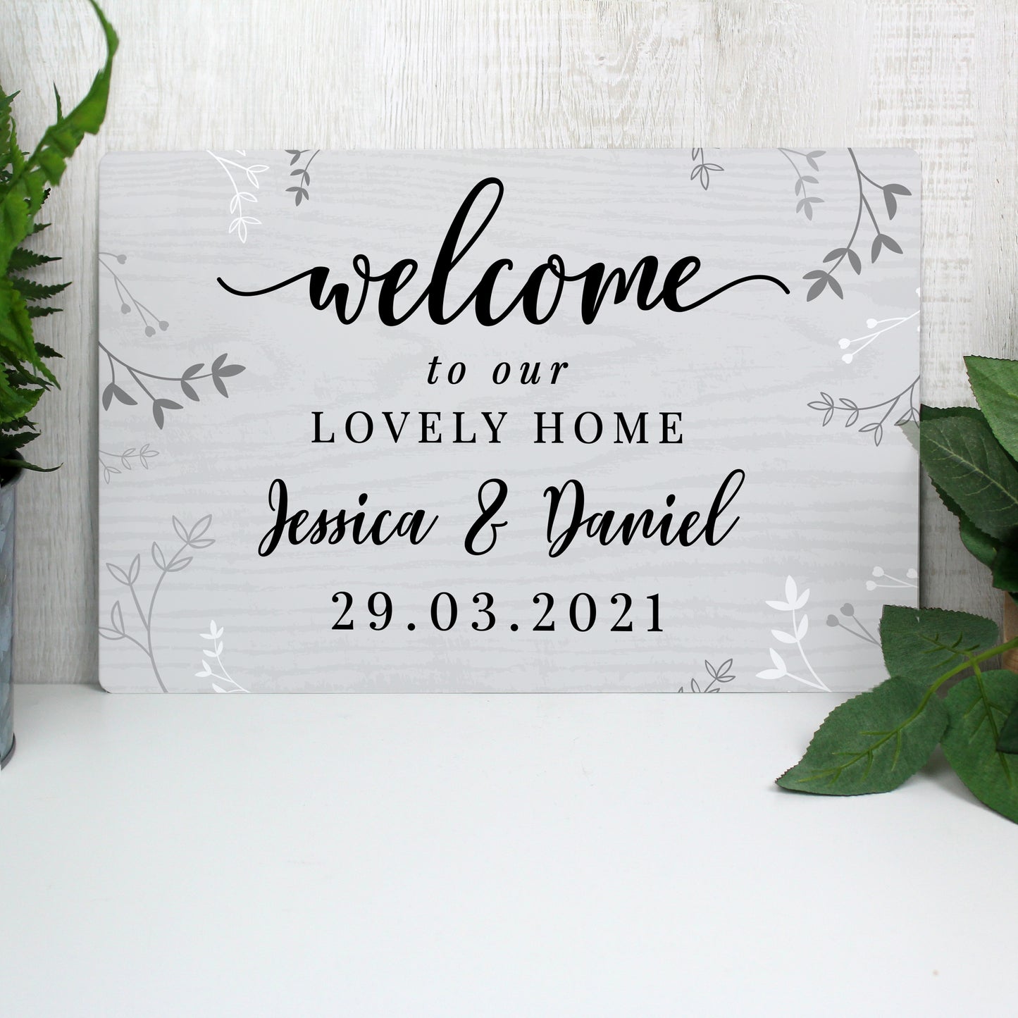 Personalised Welcome Metal Sign - image 4