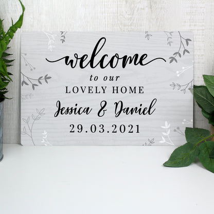Personalised Welcome Metal Sign - image 4