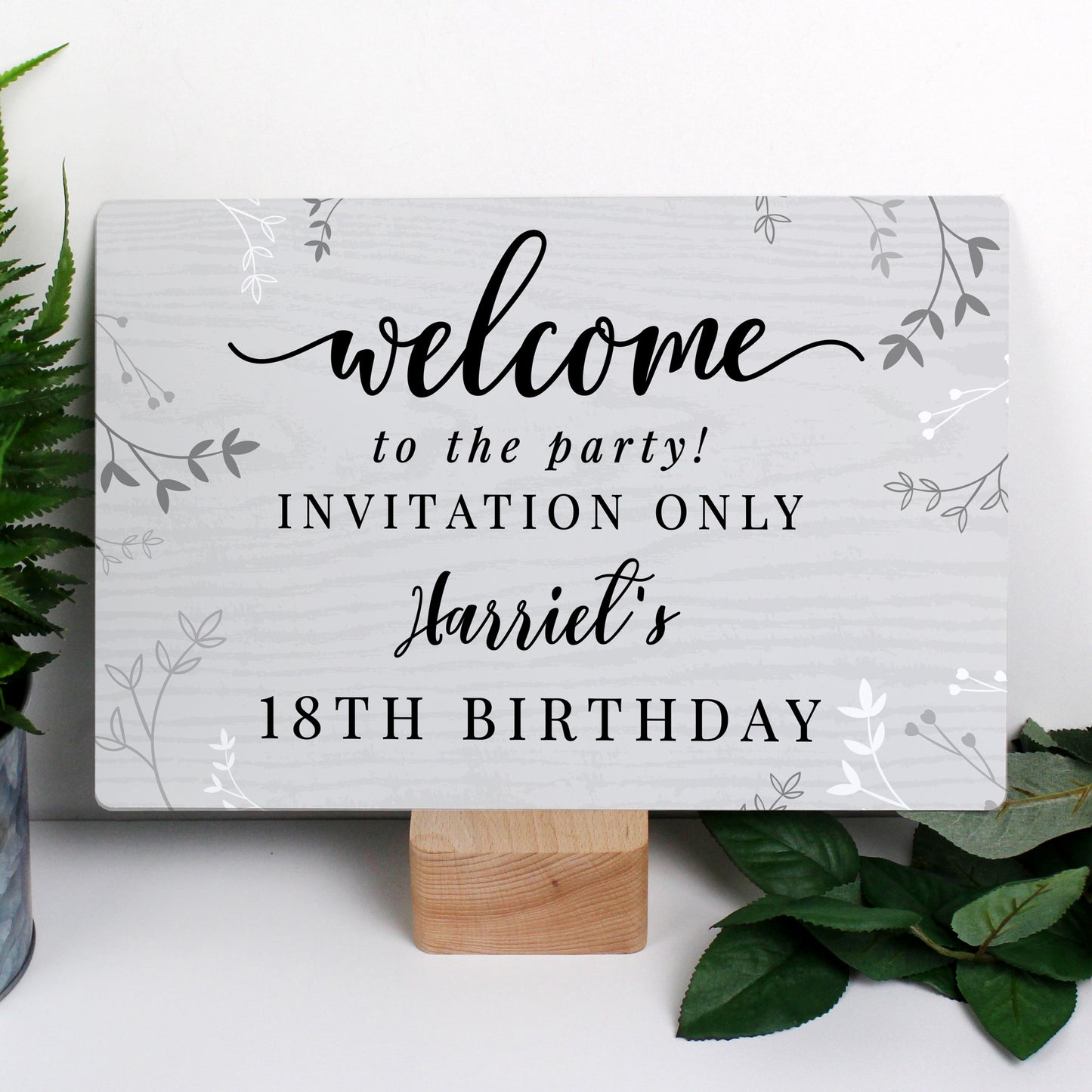 Personalised Welcome Metal Sign - image 5