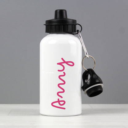Personalised Pink Name Drinks Bottle - image 2