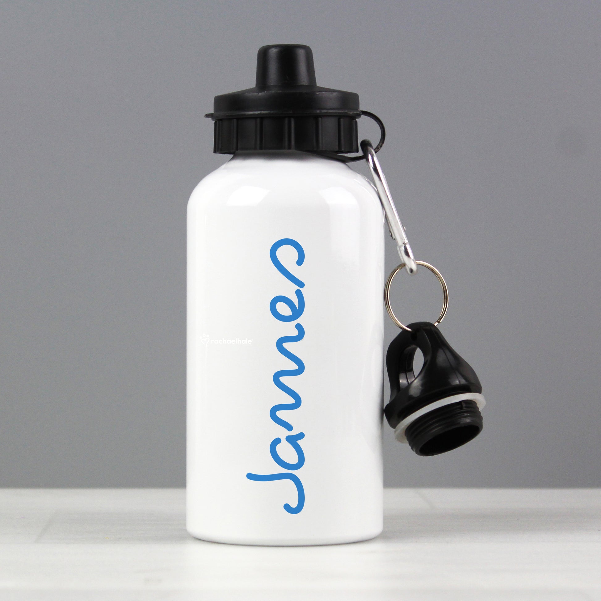 Personalised Blue Name Drinks Bottle from Heartfelt Gifts