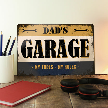 Personalised Garage Metal Sign from Heartfelt Gifts