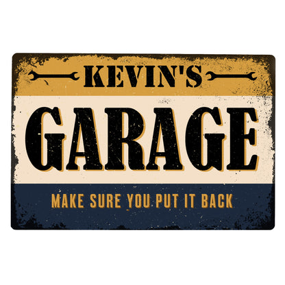 Personalised Garage Metal Sign - image 5