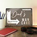 Personalised Man Cave Metal Sign from Heartfelt Gifts
