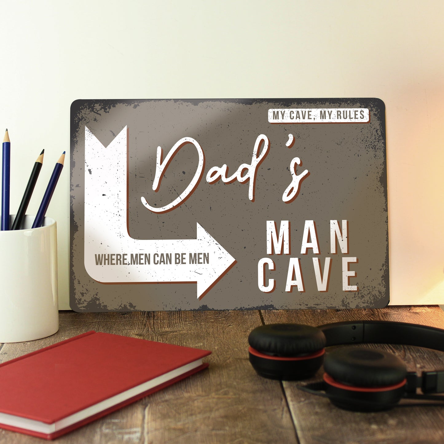 Personalised Man Cave Metal Sign from Heartfelt Gifts