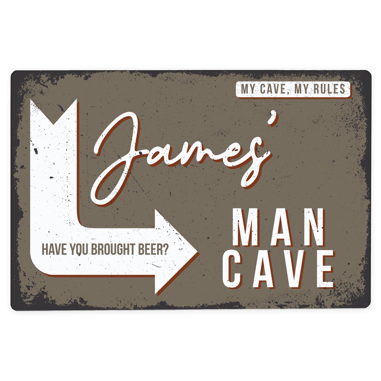 Personalised Man Cave Metal Sign - image 5