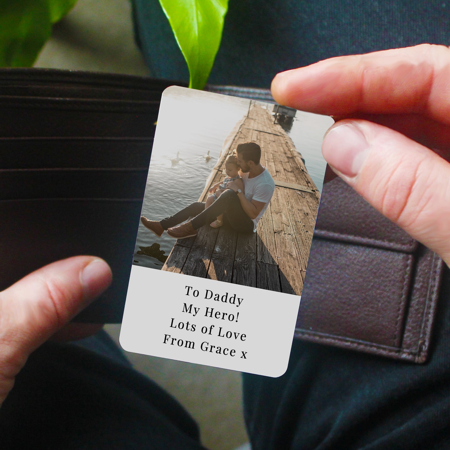 Personalised Photo Upload Wallet Card from Heartfelt Gifts