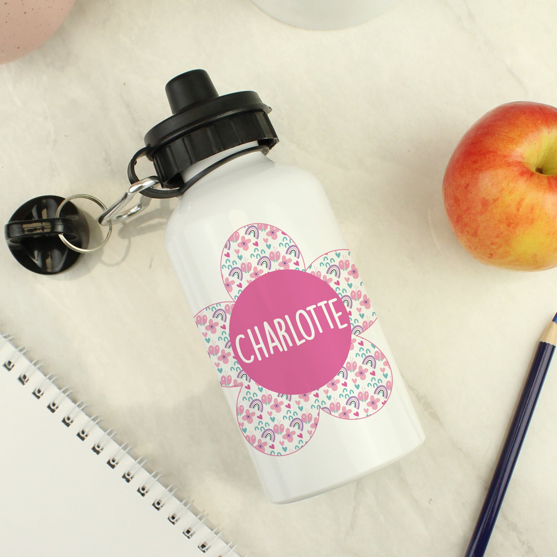 Personalised Flower Drinks Bottle - image 3