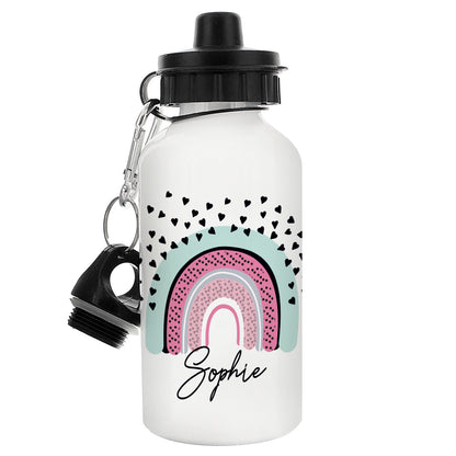 Personalised Rainbow White Drinks Bottle - image 5