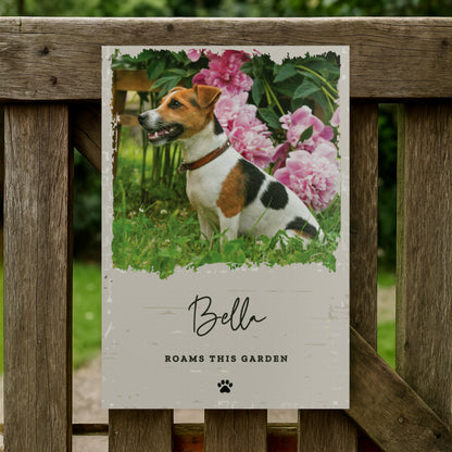 Personalised Photo Upload Pet Aluminium Sign – Dog Cat Pet Owner Gift - image 2