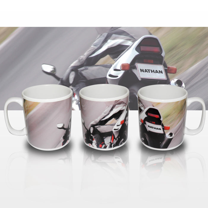 Personalised Motorbike Mug from Heartfelt Gifts