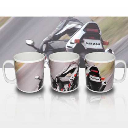Personalised Motorbike Mug from Heartfelt Gifts