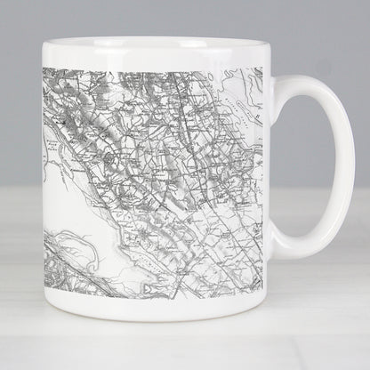 Personalised 1805 - 1874 Old Series Map Mug from Heartfelt Gifts