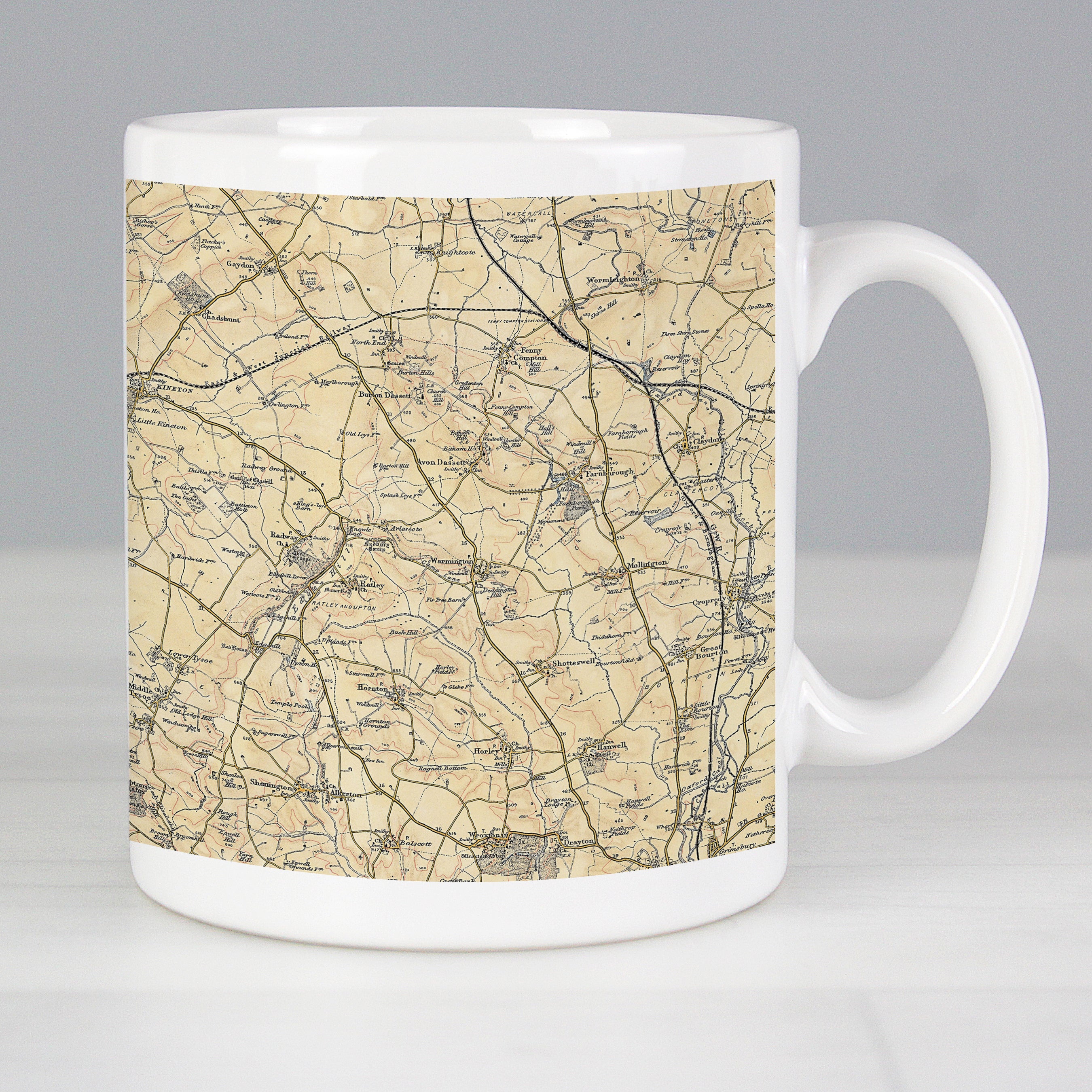 Personalised 1896 - 1904 Revised New Map Mug from Heartfelt Gifts