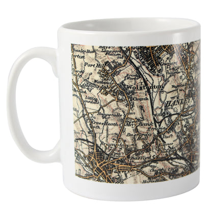Personalised 1896 - 1904 Revised New Map Mug - image 2