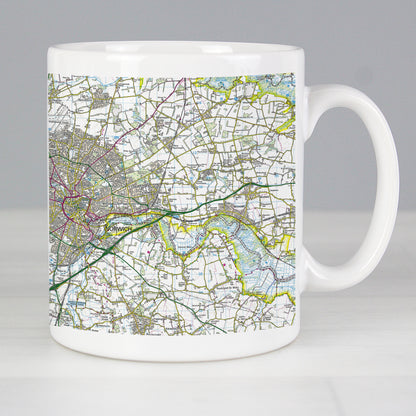 Personalised Present Day Edition Map Mug from Heartfelt Gifts
