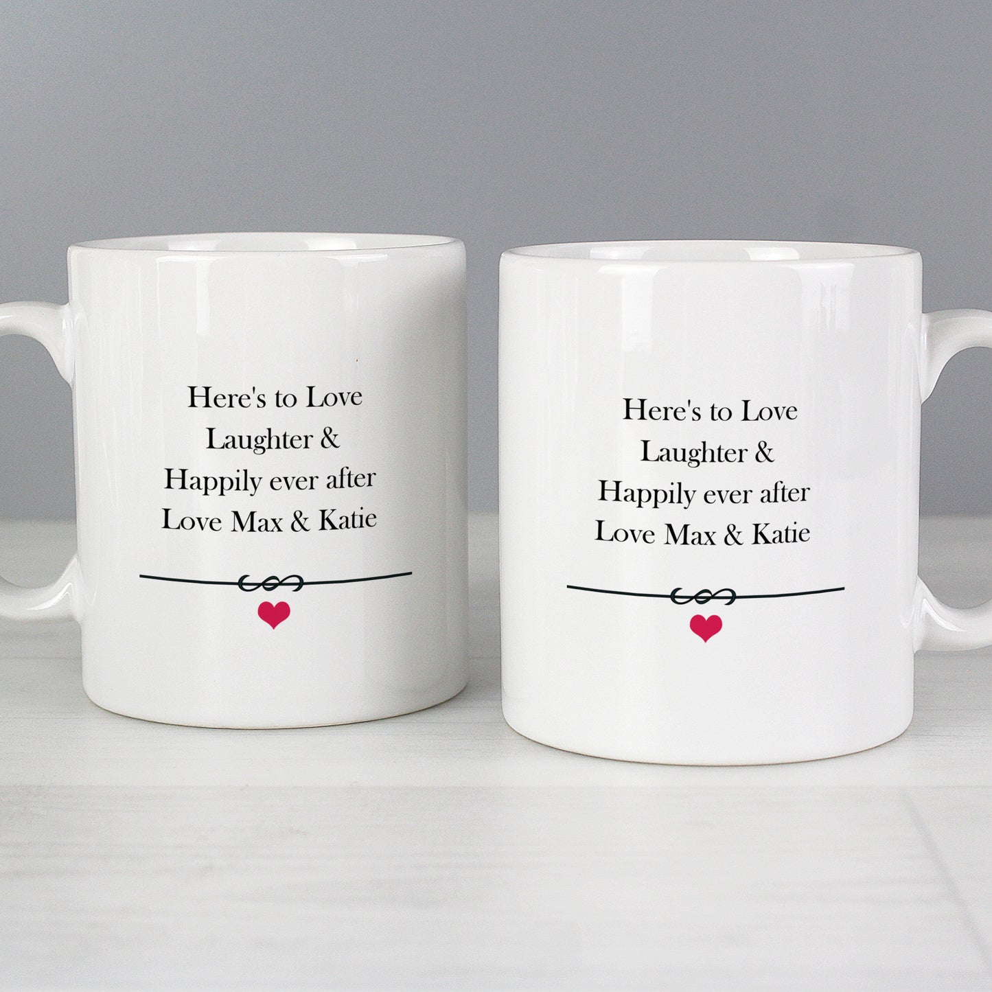 Personalised Mr & Mrs Mug Set - image 3