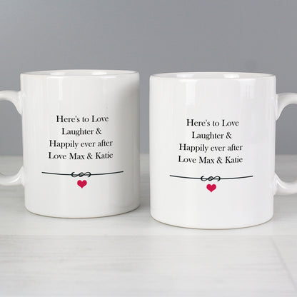 Personalised Mr & Mrs Mug Set - image 3