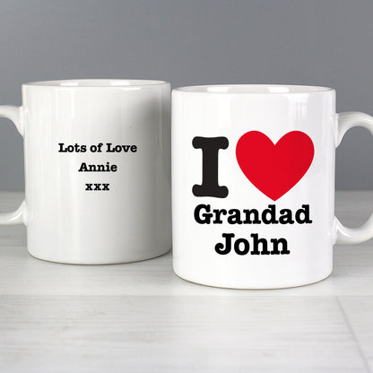 Personalised I HEART Mug - image 3