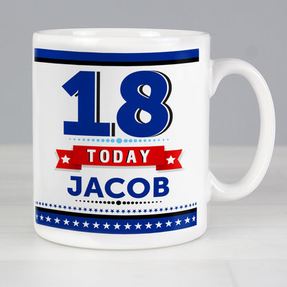 Personalised Birthday Star Mug from Heartfelt Gifts