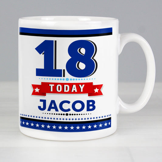 Personalised Birthday Star Mug from Heartfelt Gifts