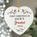 Personalised First Christmas As Grandparents Tree Decoration from Heartfelt Gifts