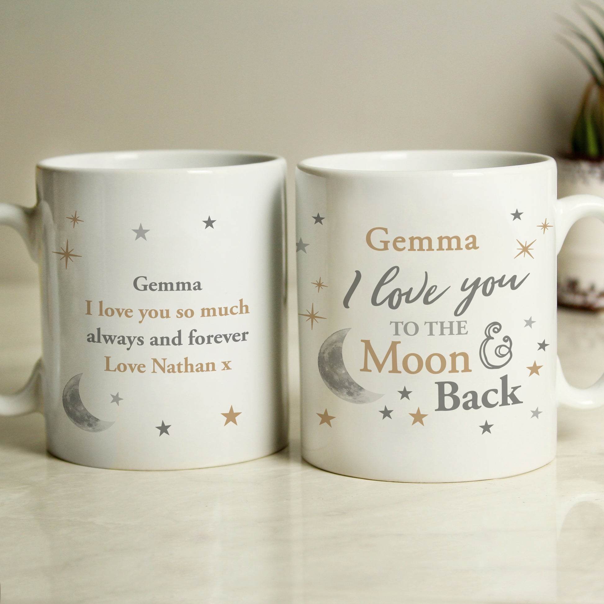 Personalised To the Moon and Back... Mug from Heartfelt Gifts