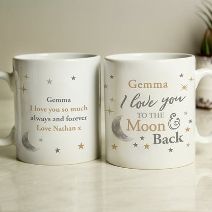 Personalised To the Moon and Back... Mug from Heartfelt Gifts
