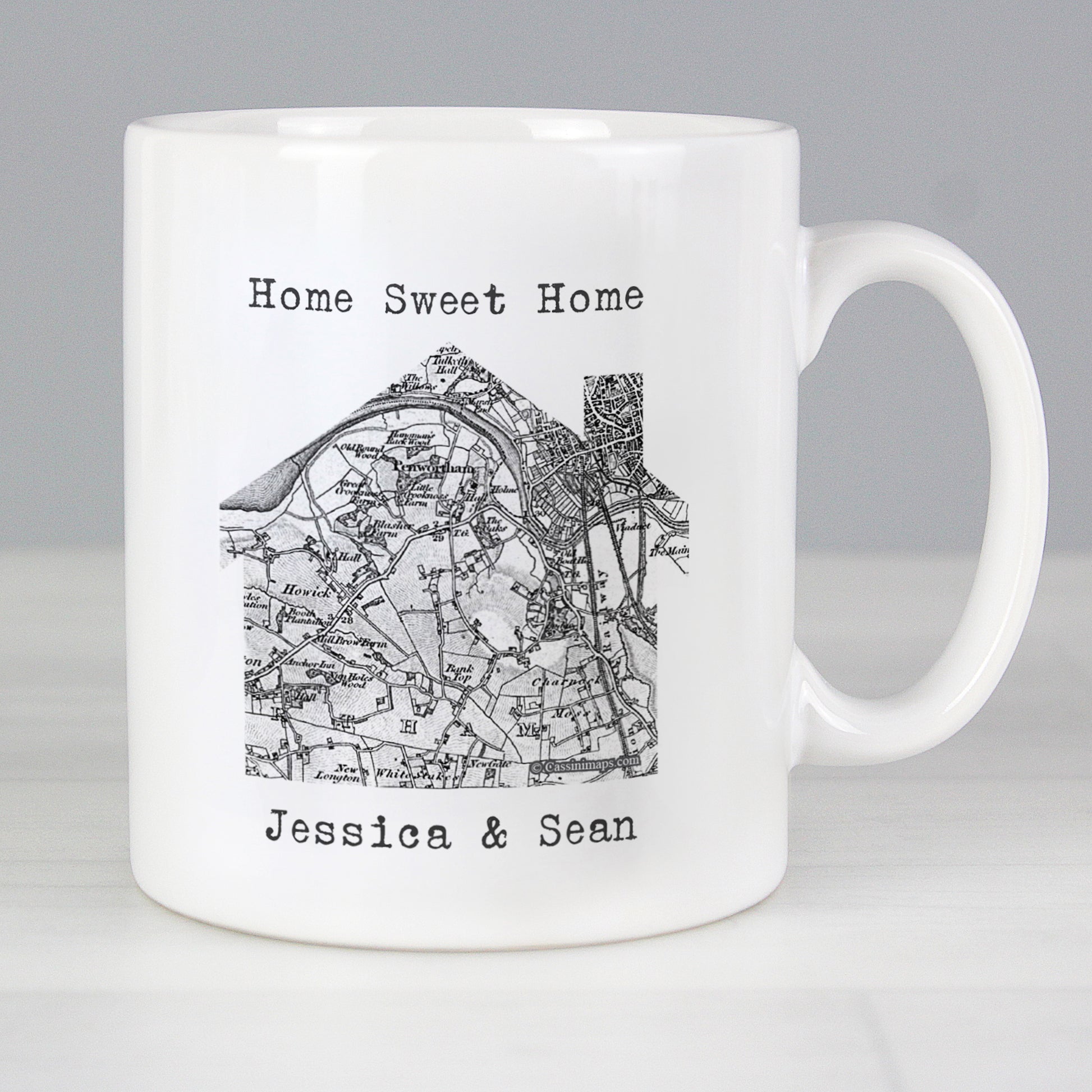 Personalised 1805 - 1874 Old Series Map Home Mug from Heartfelt Gifts