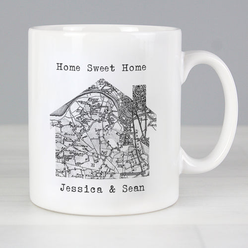 Personalised 1805 - 1874 Old Series Map Home Mug from Heartfelt Gifts