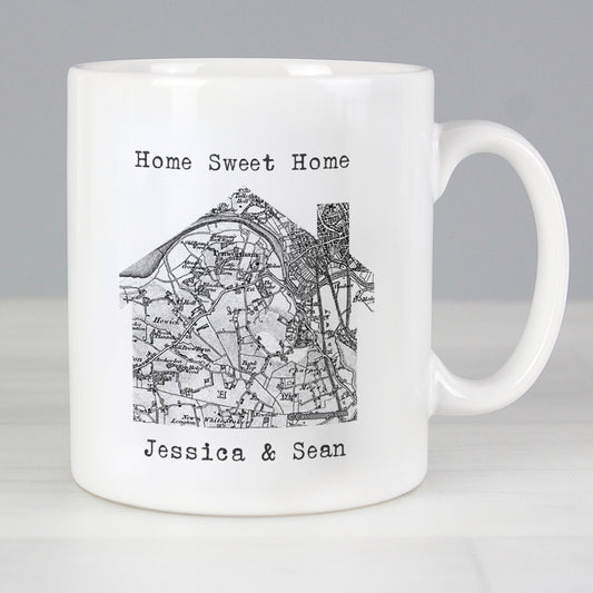 Personalised 1805 - 1874 Old Series Map Home Mug from Heartfelt Gifts