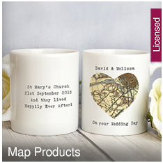 Personalised 1896 - 1904 Revised New Map Heart Mug - image 11