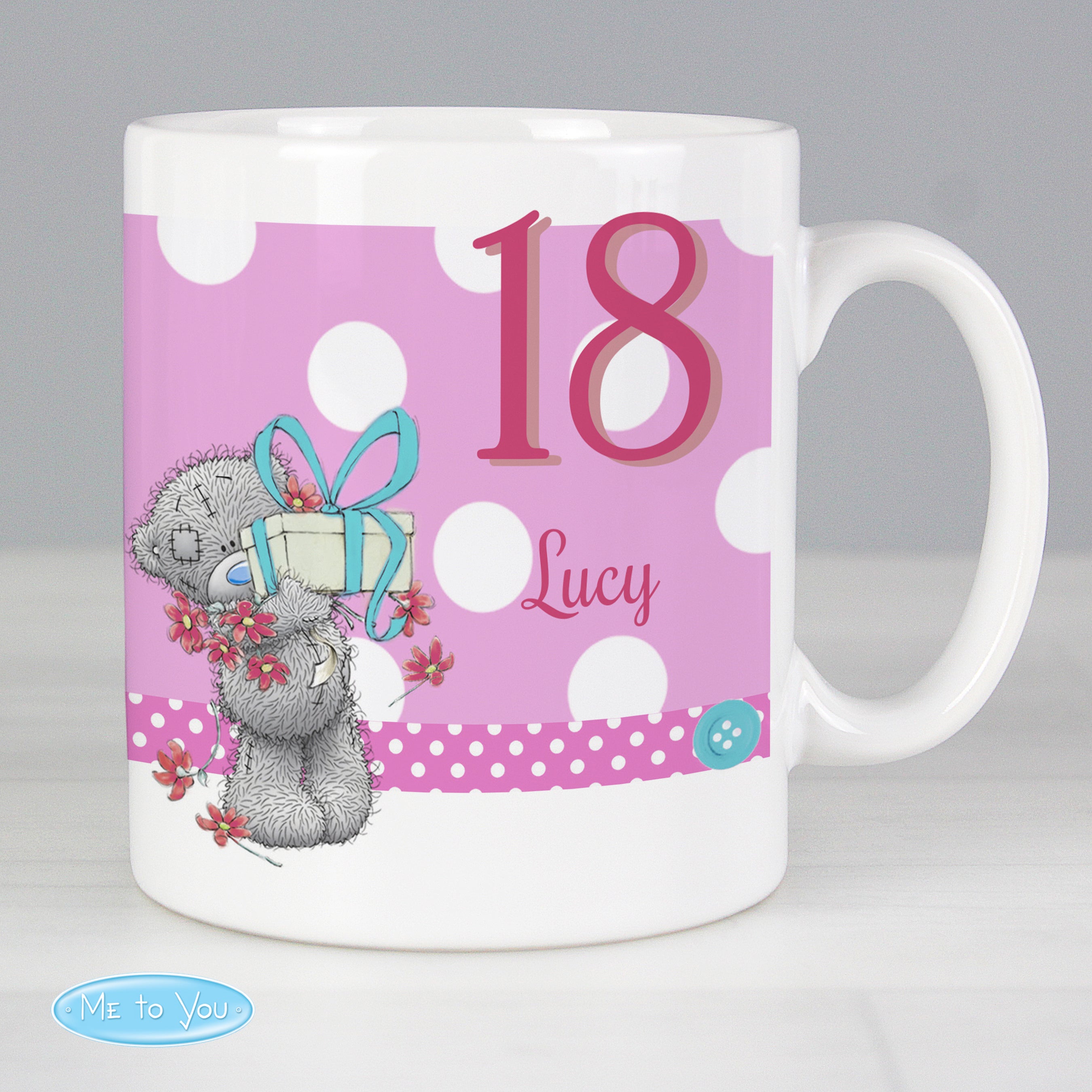 Personalised Me To You Birthday Big Age Female Mug from Heartfelt Gifts