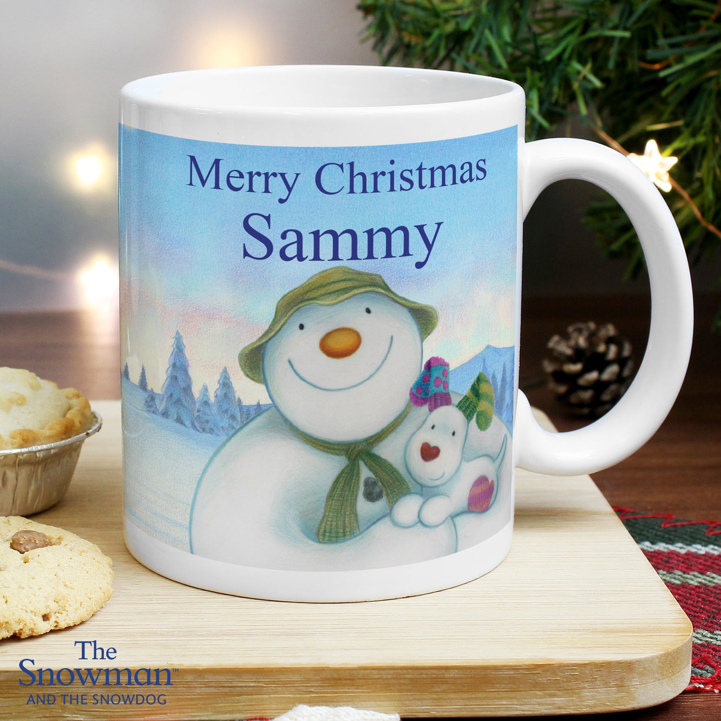 Personalised Traditional The Snowman and the Snowdog Mug from Heartfelt Gifts