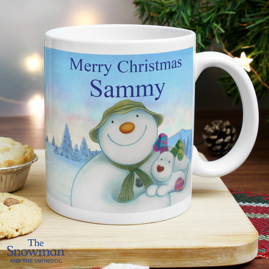 Personalised Traditional The Snowman and the Snowdog Mug from Heartfelt Gifts