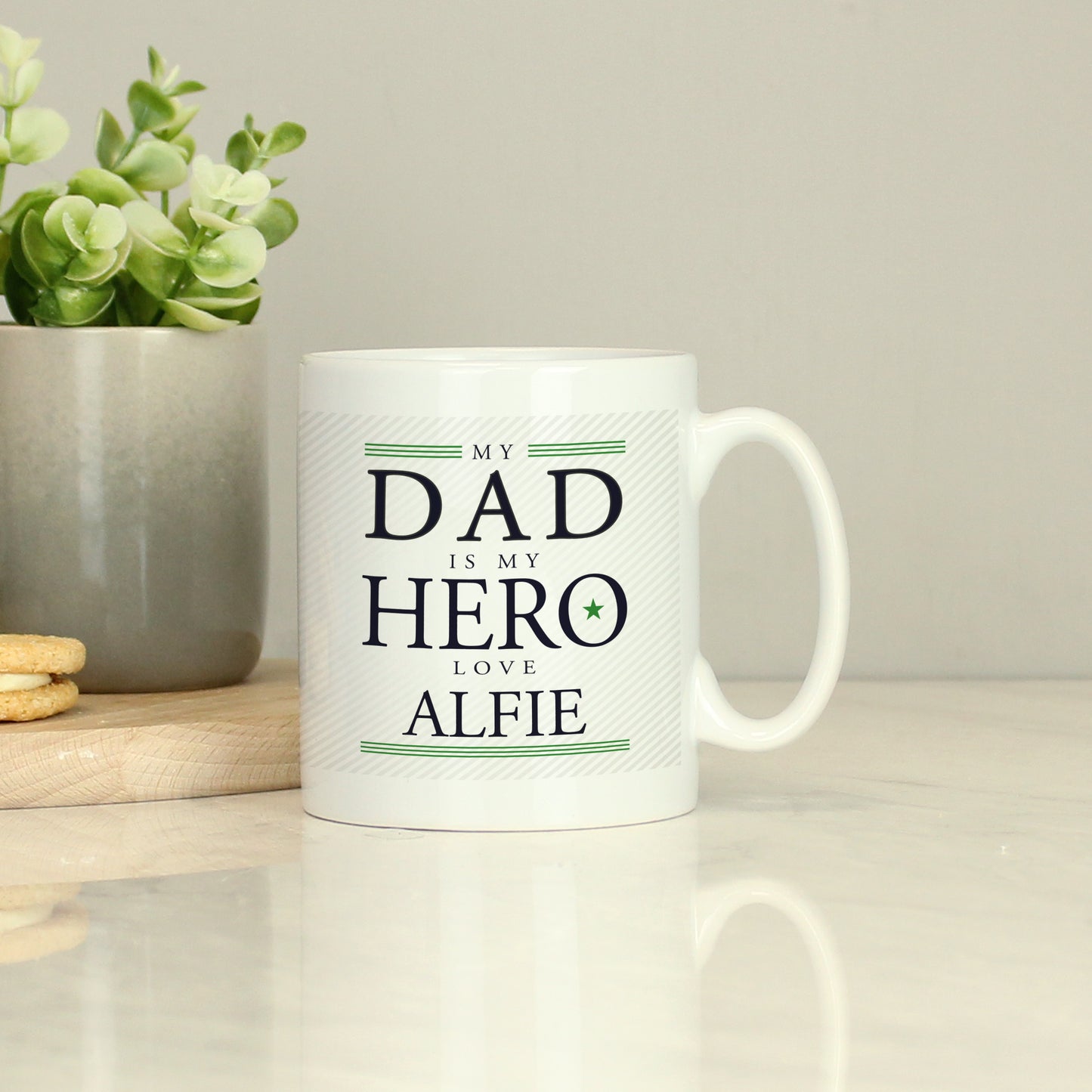 Personalised My Dad is My Hero Mug - image 3
