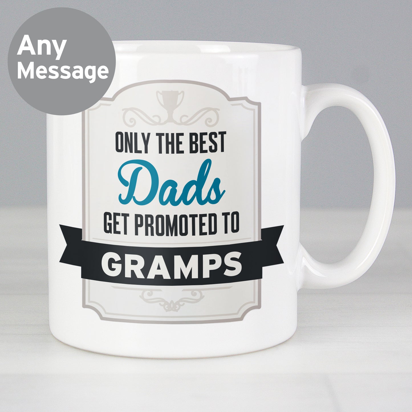 Personalised Best Dads Get Promoted to Mug from Heartfelt Gifts