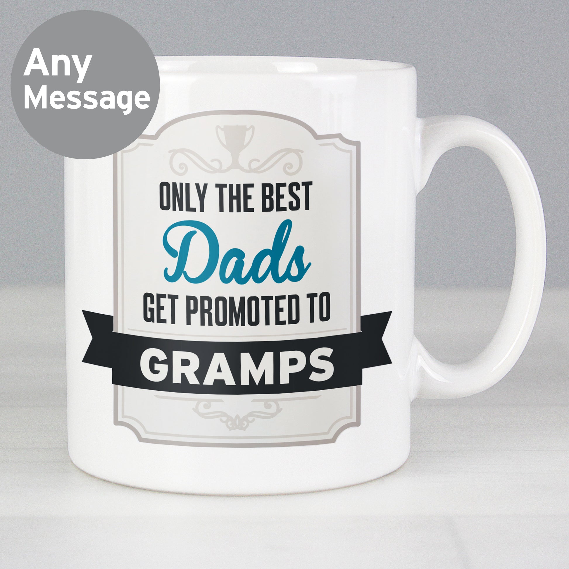 Personalised Best Dads Get Promoted to Mug from Heartfelt Gifts
