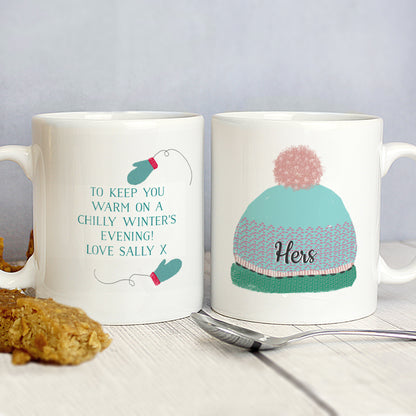 Personalised Woolly Hats Mug Set - image 4