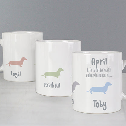 Personalised Dachshund Dog Breed Mug - image 3